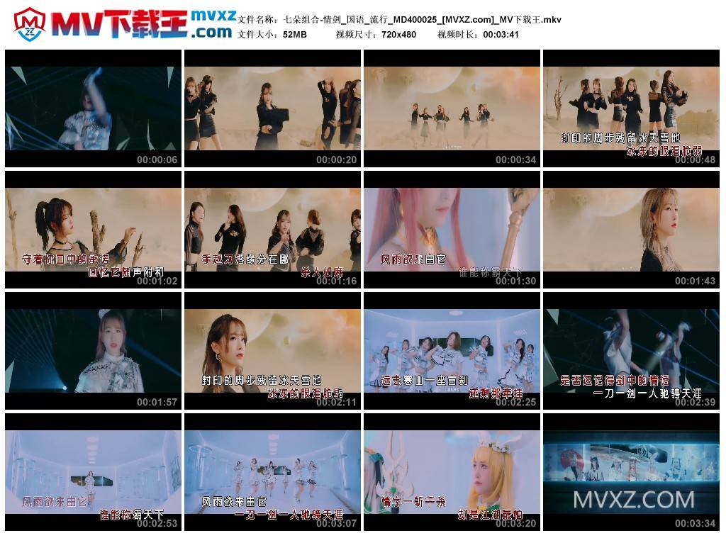 七朵组合-情剑_国语_流行_MD400025